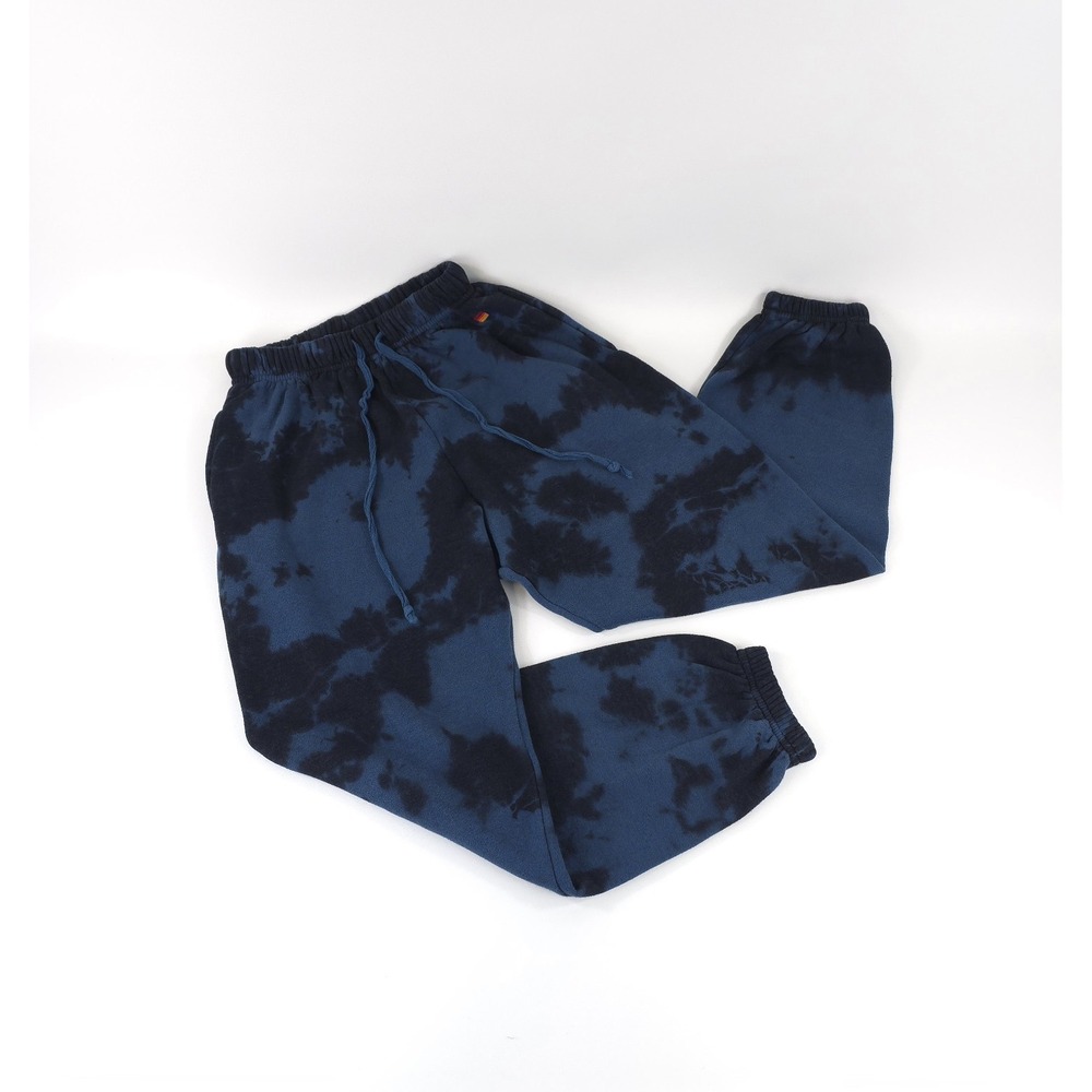 Aviator Nation Men's Hand Dyed Sweatpants Blue Black Small
